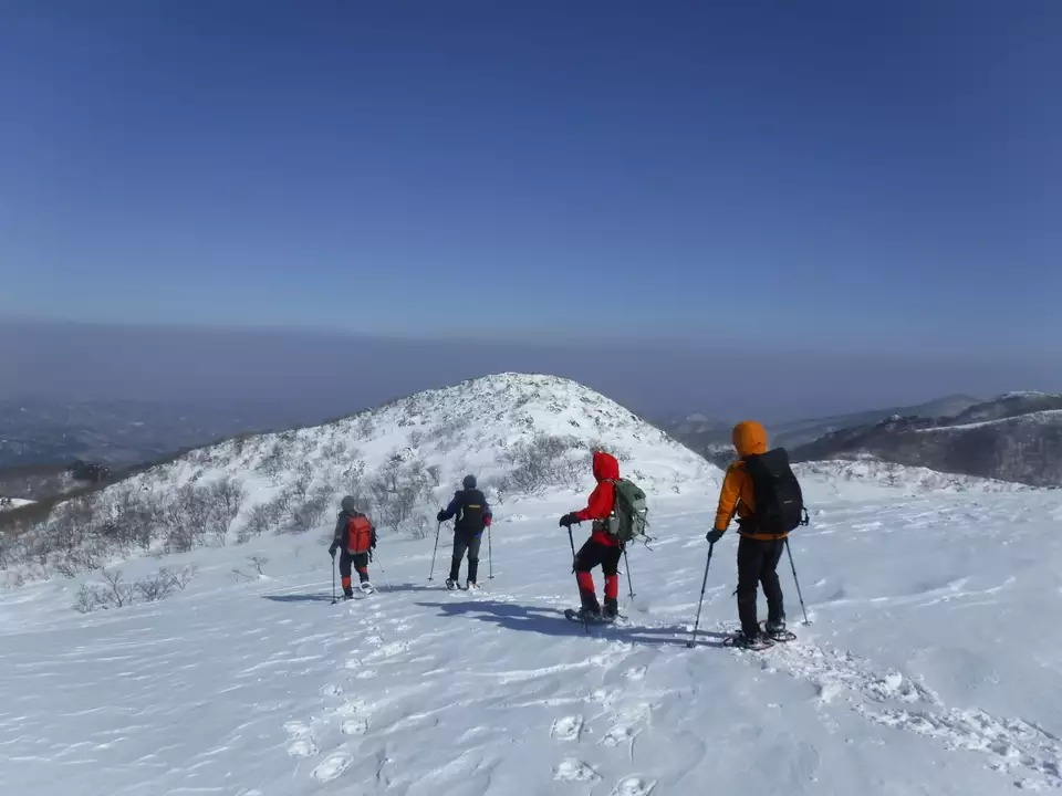 冬の船形山　蛇ヶ岳へ